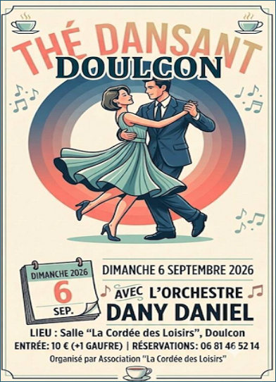 Thé dansant le 6 septembre à Doulcon